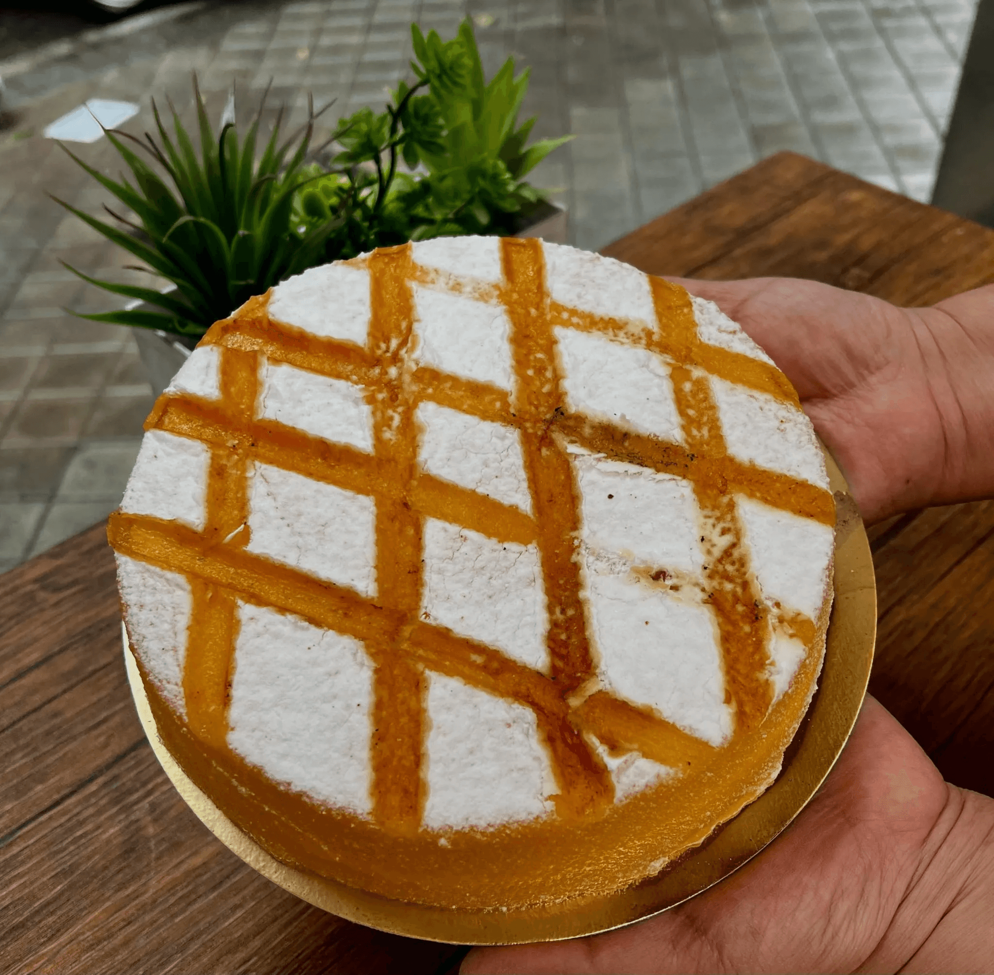 Tarta de Yema Tostada