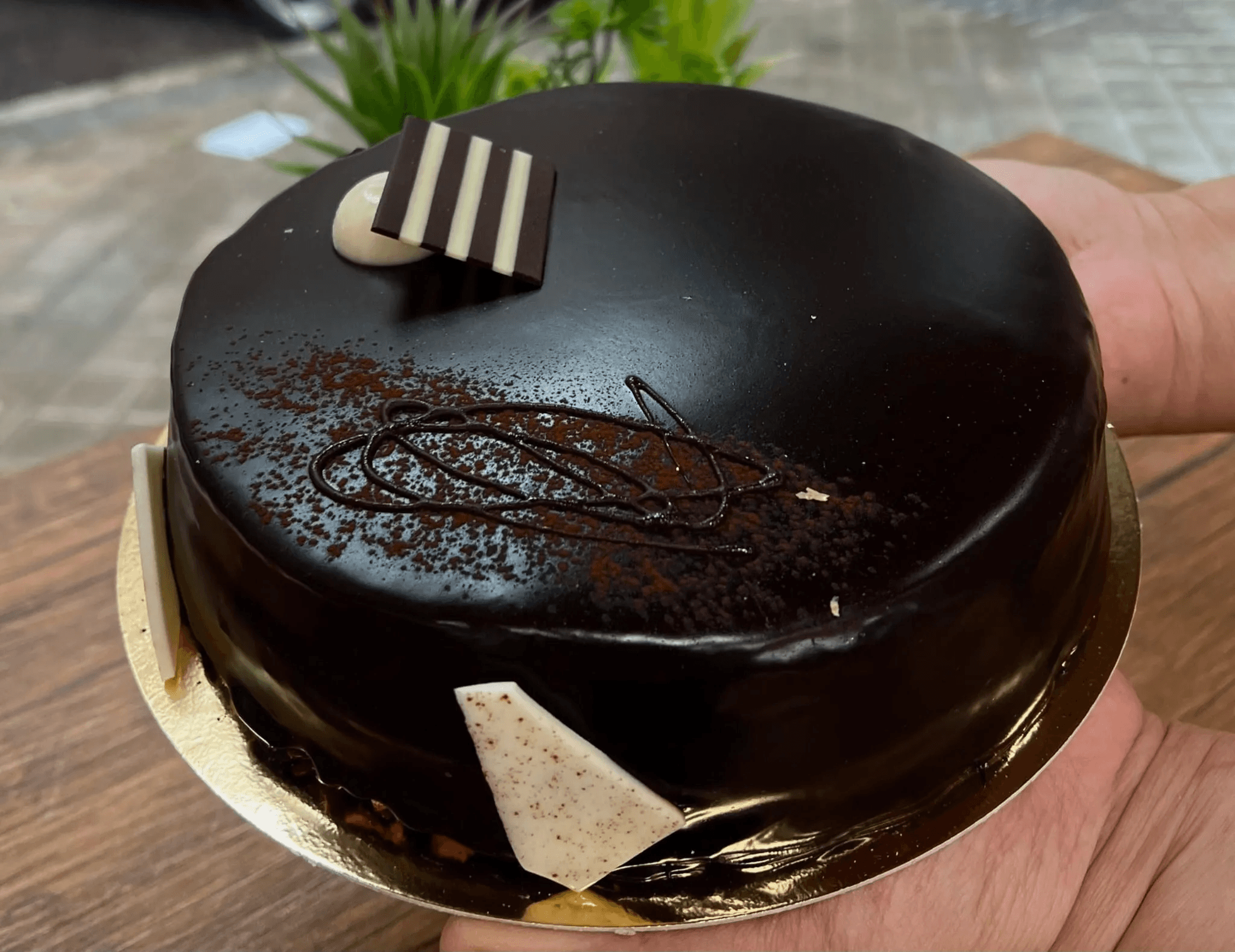 Tarta de Chocolate con Arándanos